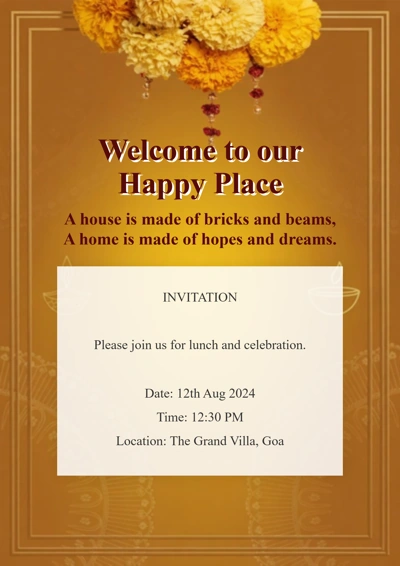 Royal Invitation - Editable Invitation Design
